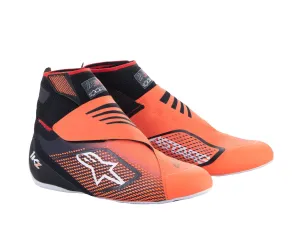 ALPINESTARS 2713023_156_11 Karting shoes TECH-1 KZ V2, black/orange fluo, Size 44