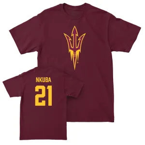 Arizona State Football Maroon Legacy Tee  - Tony-Louis Nkuba