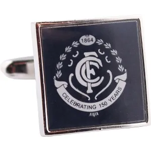 Colour Carlton FC AFL Cufflinks