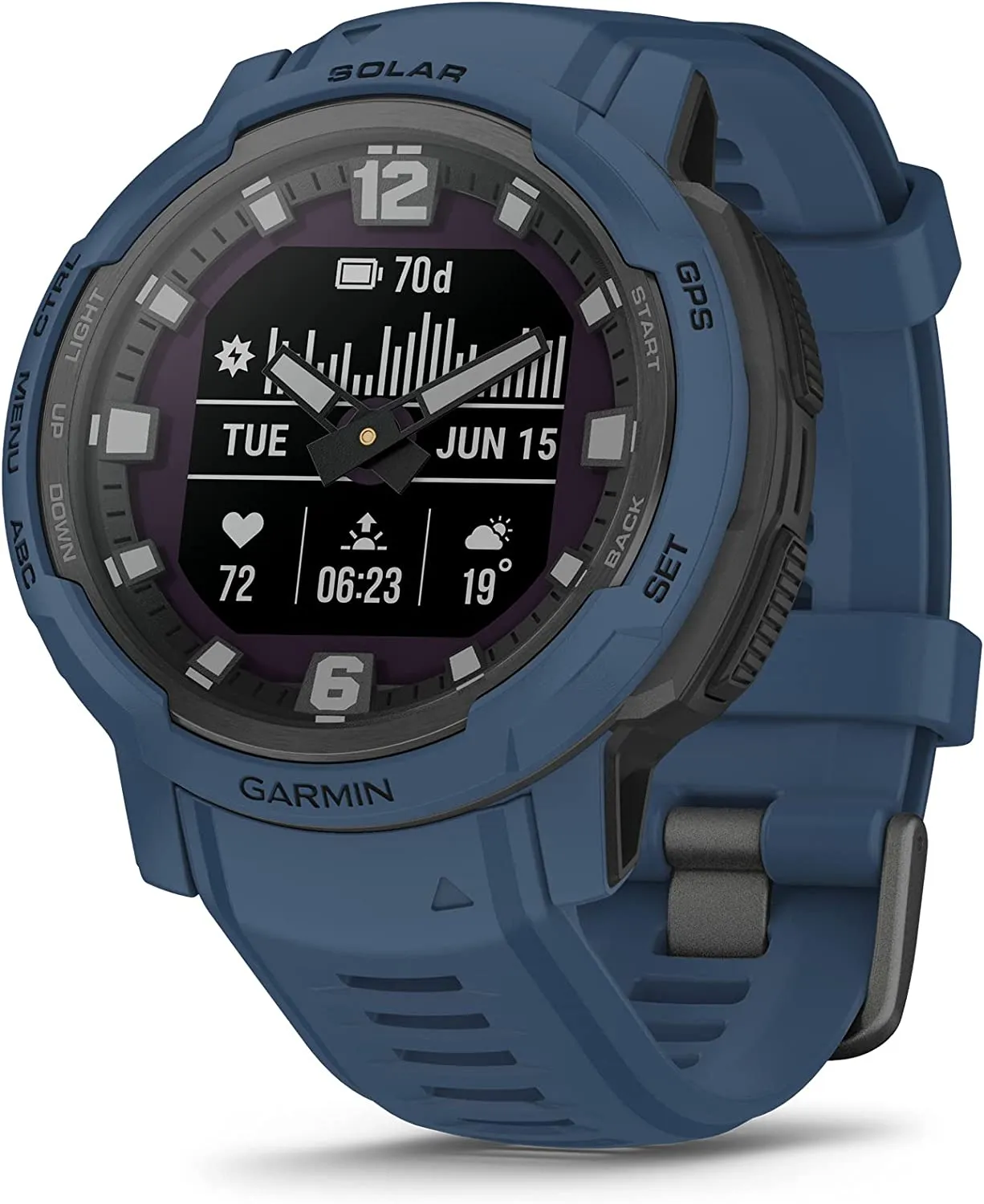 Garmin Instinct Crossover Rugged Hybrid GPS Smartwatch