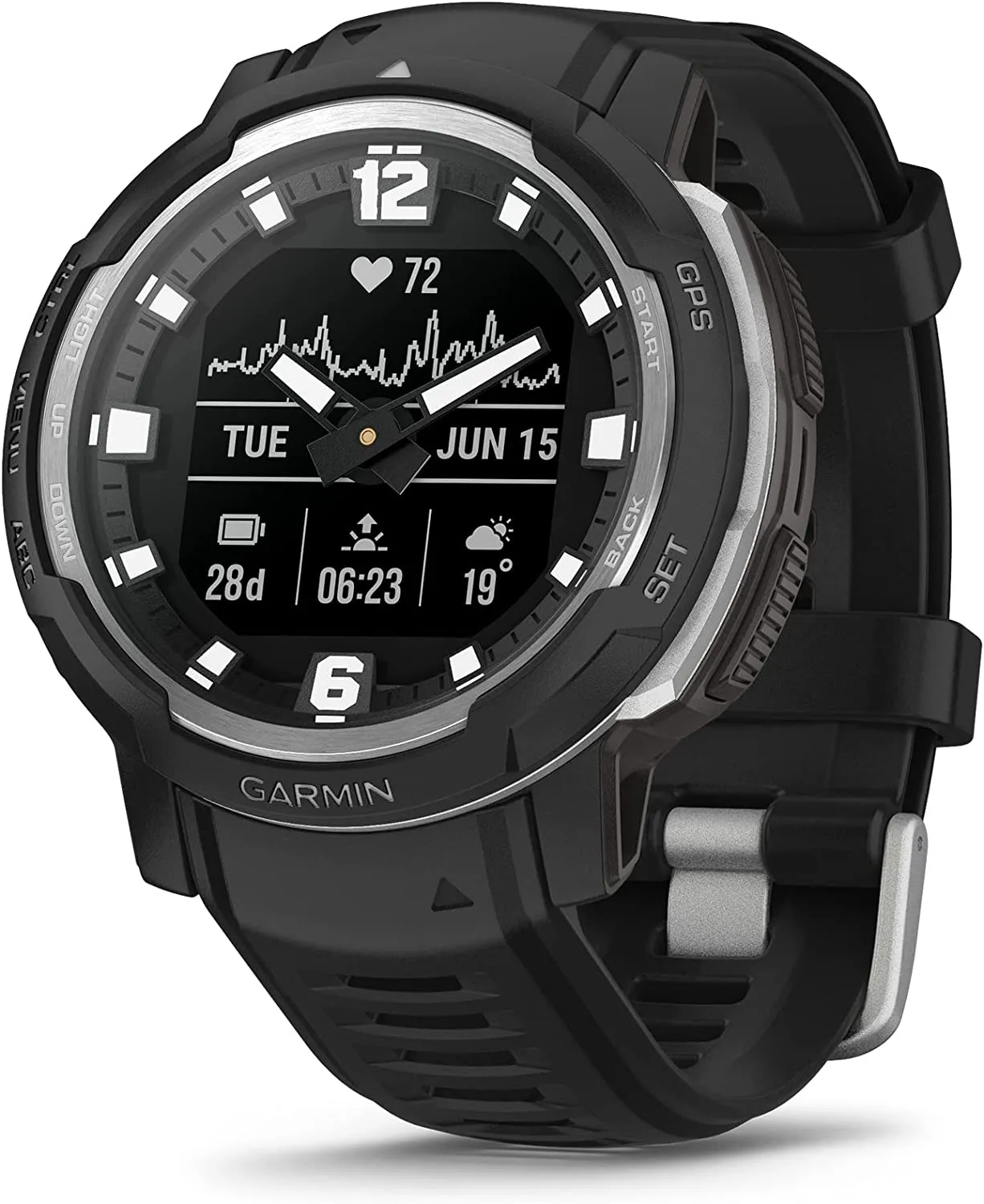 Garmin Instinct Crossover Rugged Hybrid GPS Smartwatch