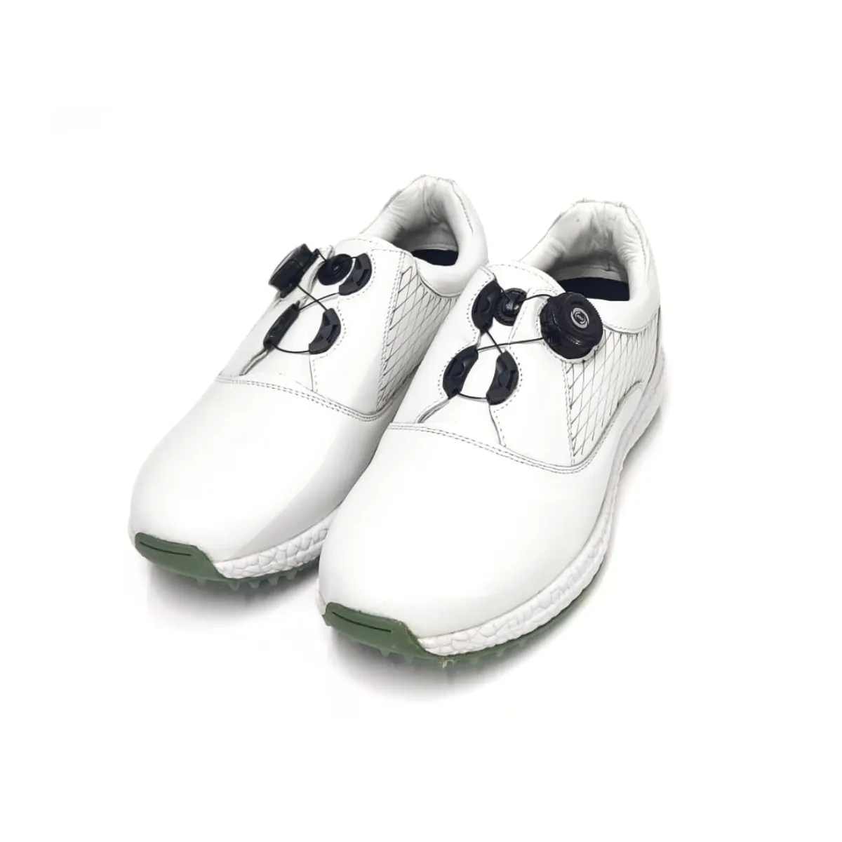 GolfBasic Classic White Spikeless Golf Shoes