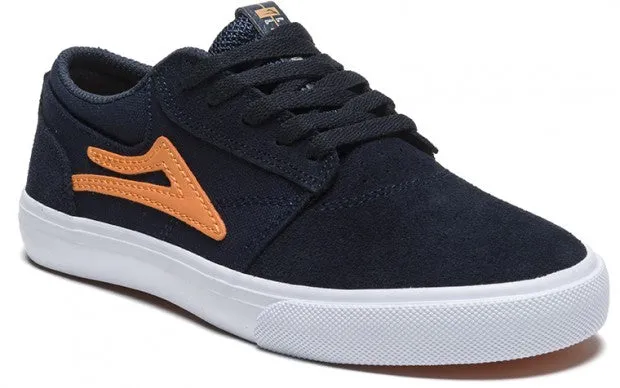 Lakai Shoes Griffin Kids - Midnight/Orange Suede