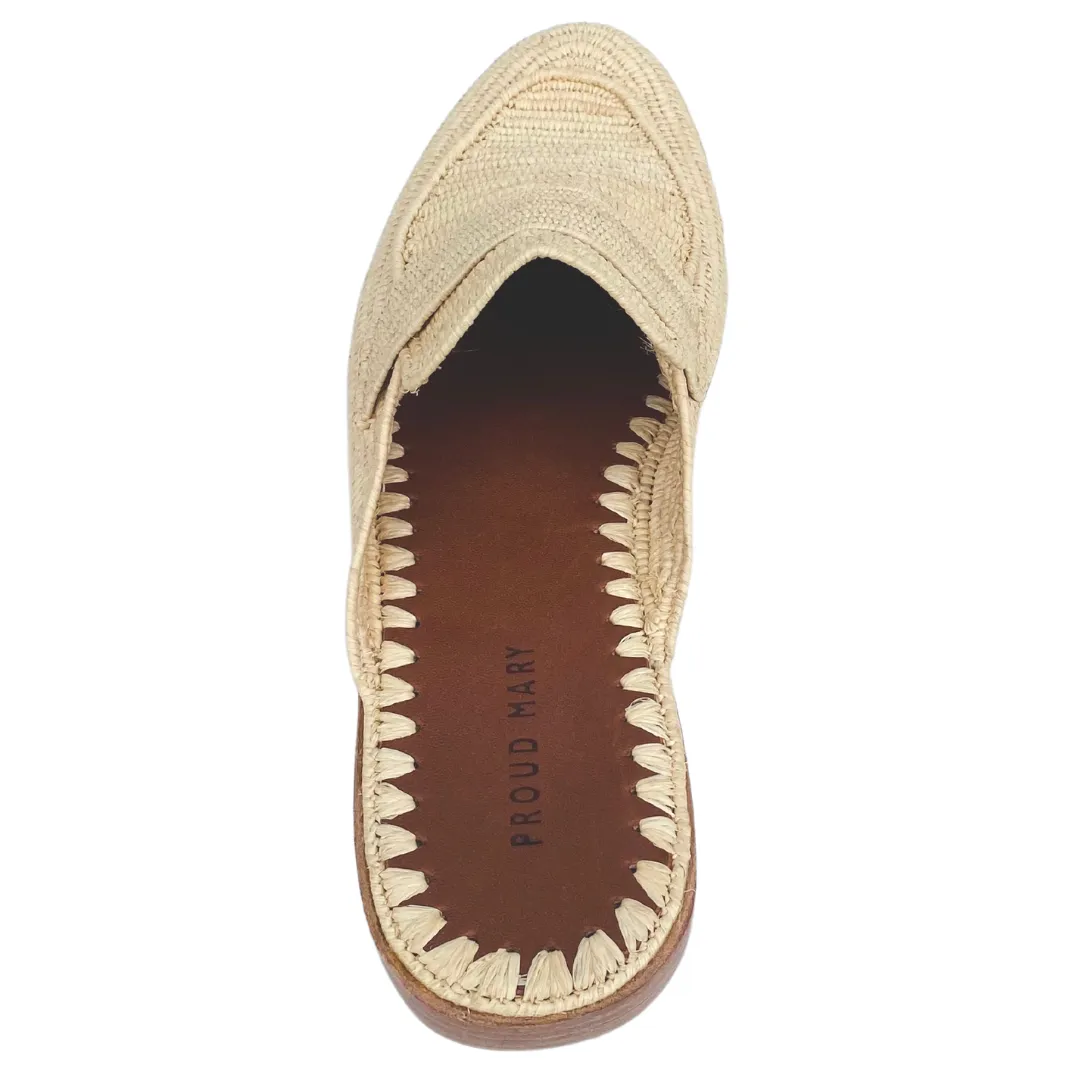 Men's Raffia Mule (Natural)