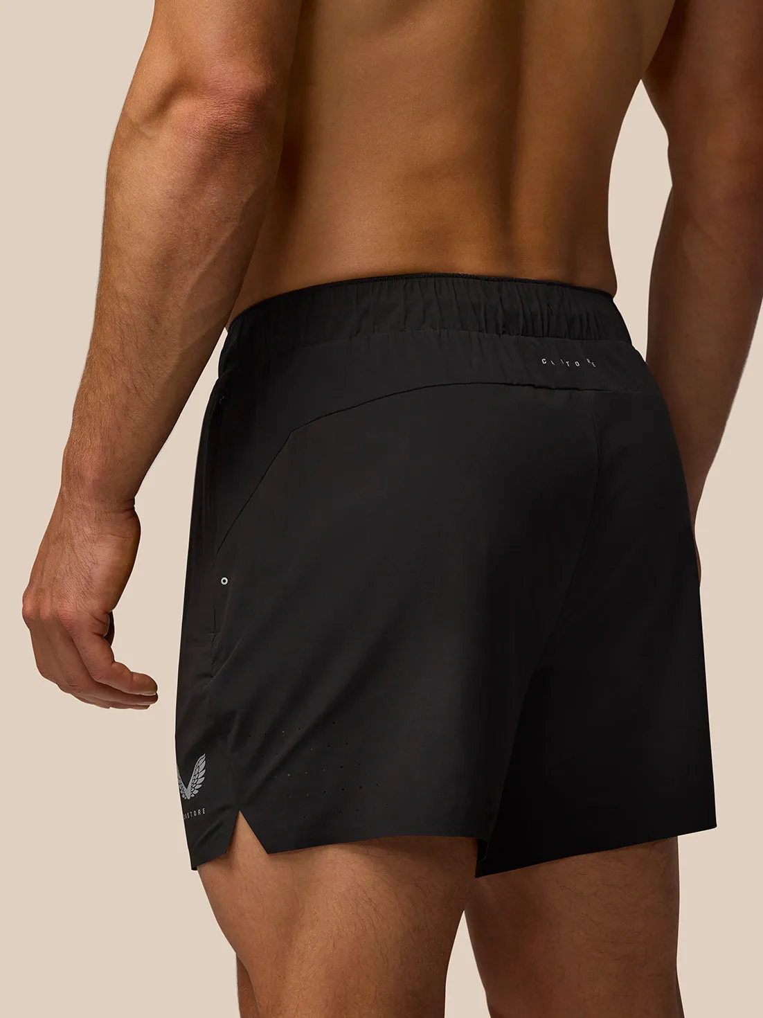 Men's Zone Lightweight Ventilation 5" Training Shorts – Black