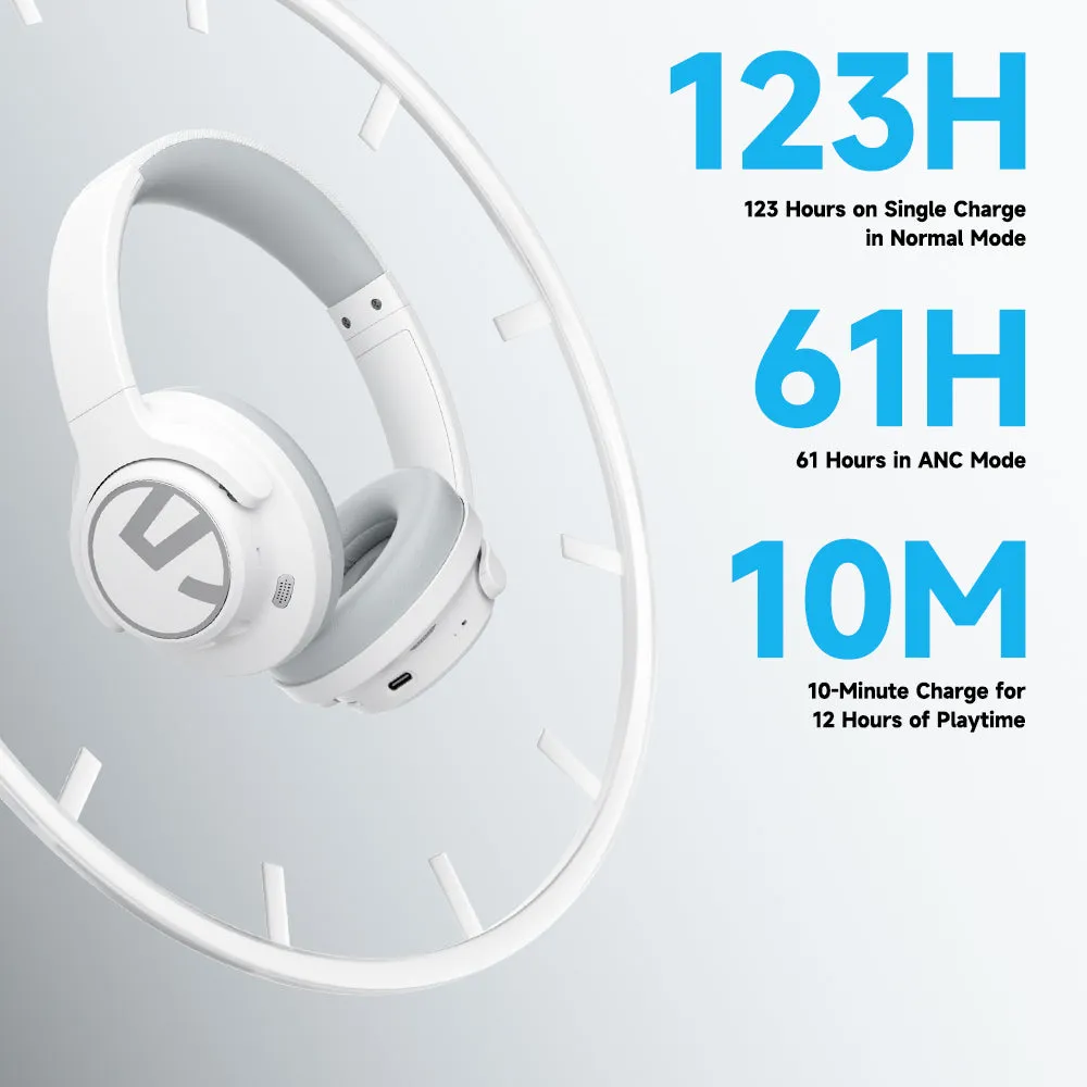 Space Over-Ear ANC Headphones with Long Battery Life