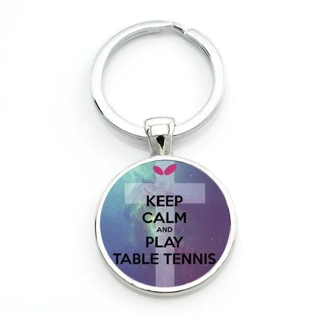 Table Tennis Key Ring