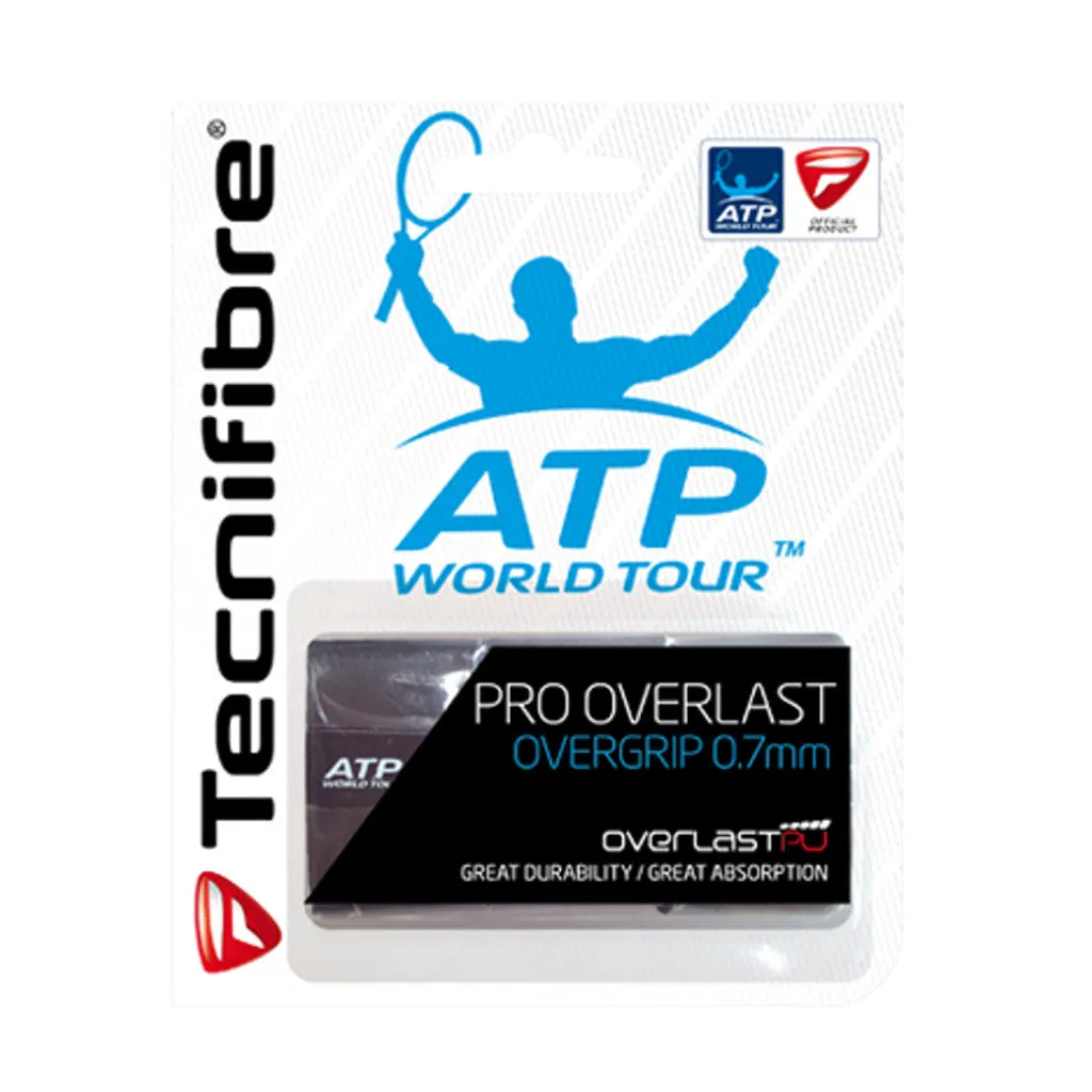 Tecnifibre Pro Overlast 0.7mm Overgrips Pack of 3